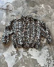 Load image into Gallery viewer, Silk Leopard Bomber