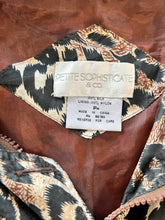 Load image into Gallery viewer, Silk Leopard Bomber