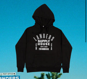 Black supply house hoodie