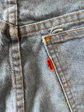 Load image into Gallery viewer, Orange Tab Button Fly Levis $118